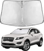 Windshield Sunshade Compatible for Lincoln MKC 2015-2017 2018 2019, Sun Visor for Front Windshield & Window Sun Shade Cover, UV Heat Blocker & Protector, Car Accessories