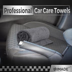 Microfiber Cleaning Cloth, 400 Pack Microfiber Towels for Cars Commercial Grade Work Rags Bulk Detailing Cloth for Automotive Bar Mechanic Restaurant Garage Housekeeping, 11.5"x 11.5", Grey