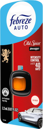 AUTO Air Freshener, Odor-Fighting Automotive Vent Clip, Old Spice Swagger Scent, 8 Count
