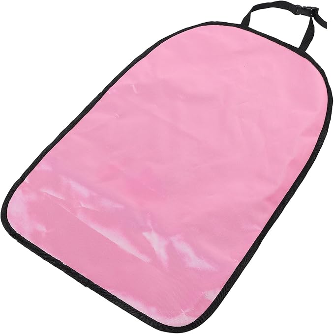 Car Kick Mat Seat Back Protector, Pink Anti-kick Pad Sturdy Backseat Cover Cushion for Vehicle Interior Car Seat Accessory