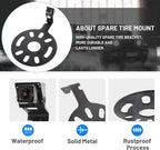 Classic 1.0 Backup Camera for Jeep Wrangler Spare Tire Mount 2007-2018, Rear View Reverse Aftermarket Camera for JK JKU Rubicon Sahara Sport Unlimited Removable Guidelines w/OEM Monitor Adapter