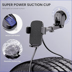 Military-Grade Car Phone Holder - [Ultra Strong Suction] 3-in-1 Phone Mount for Dashboard, Windshield & Air Vent, Super Stable Universal Car Accessories for iPhone & All Smartphones