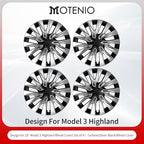 for Tesla Model 3 Highland Wheel Cover,18 inch Model 3 Wheel Rim Cover Caps, 4PCS Hubcaps Wheel Cover Model 3 Highland (2023-2025) Rim Full Cover Hubcaps Accessories