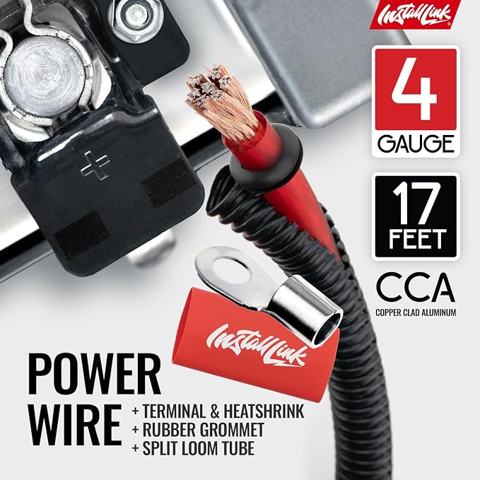 4 Gauge Amp Wiring Kit (CCA)