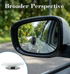 2 Pcs Heart Shaped Blind Spot Mirror, Heart for Car Mirror Accessories Blind Spot for Cars High Definition Glass Frameless Convex Side Mirrors, Stick-On Wide Angle Rear View for SUVs, Truck & RV