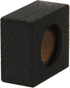 QBomb QBTW6.5 Single 6.50 Inch Heavy Duty MDF Material Car Audio Speaker Enclosure Boxes with Bedliner Spray Coating Finish, 2 Pack