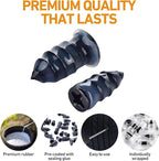 40 PCS Quick Fix Tire Plug Kit with 3 Tubes of Black Tire Sealant, New Screw in Tire Plugs, Fast Flat Tire Repair Kit for Car Motorcycle Truck Tractor Emergency Repair