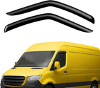 Extra Durable Window Deflectors Tape-On Window Visors Rain Guards Fit for Mercedes-Benz Sprinter 2019-2026, Sun Visors, Wind Vent for Shades, Exterior Car Accessories - 2 pcs. AG0989