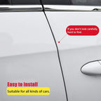 Anti-Scratch Anti-Collision Adhesive Strip Car Door Edge Guard Protector Strip Car Door Scuff Plate Protectors Transparent Invisible Tape for Rear Bumper/Door(66Ft x 0.8In)