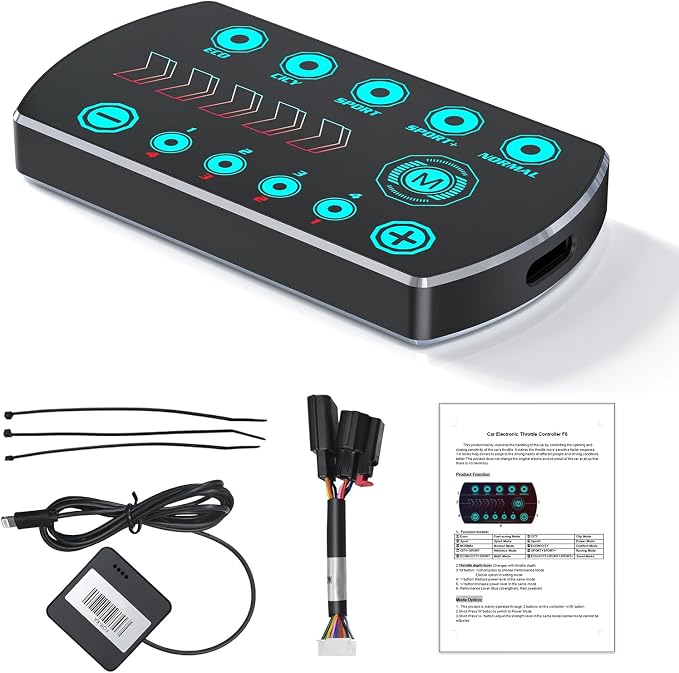 Throttle Response Controller 9 Drive Modes Smart Electronic Racing Accelerator Compatible with Toyota 4Runner Tundra Land Cruiser Prius Camry Corolla Prado