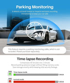 2K Tiny Dash Cam, 1296P QHD Mini Car Camera DashCam - Voice Control, G -Sensor, Free 32GB TF Card, Built-in WiFi, APP Control, WDR/3D DNR with Super Night Vision, 24H Parking Mode