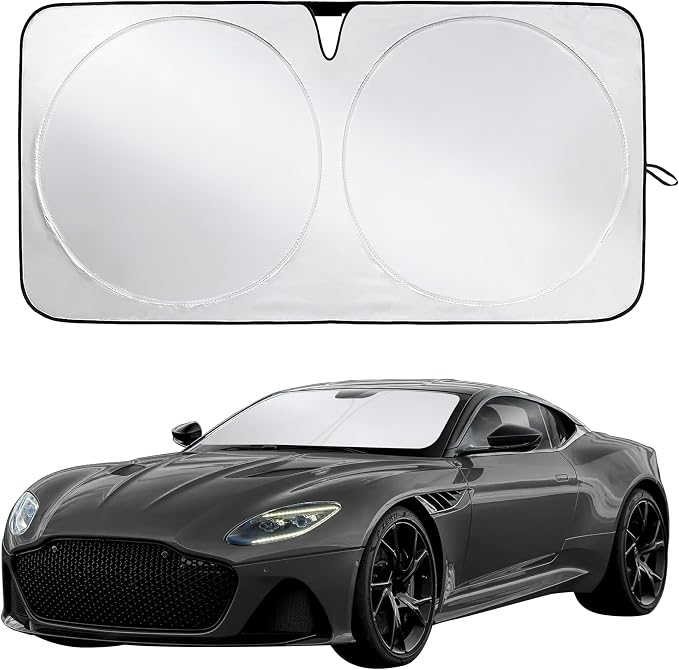 Windshield Sunshade for Aston Martin DBS, DBS Superleggera 2008-2019, 2020, 2021 Sun Visor for Front Window Sun Shade Cover, UV Blocker & Protector, Car Accessories