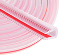 Rubber Edge Trim U Channel, 1/8" Self Adhesive Sheet Metal Edge Guard Protector, EPDM Seal Strip for Car Doors, Steel Plates, Glass, Hatches, Table Corners, Fit 1/8"(3.2mm), 20Ft, Clear