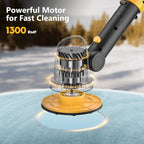 Electric Ice Scraper for Dewalt 20V Battery, 1300RPM High-Speed Windshield Scraper for Ice and Snow, 45° Head Adjust, Extension Rod, Ice Scraper for Car Window(Battery Not Included)(Yellow)