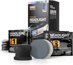 Ceramic Headlight Restoration Kit – Guaranteed To Last As Long As You Own Your Vehicle – Brings Headlights Back to Like New Condition - No Power Tools Required - 10 Wipe Kit