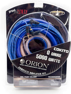 ORION Cobalt COKIT0 0-Gauge CCA Amp Wiring Kit, 100% American Wire Gauge (AWG) Standard, High Current Amplifier Install Kit with Fuse Holder, RCA Cable & Speaker Wire for Car Audio Systems