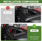 Magnetic Phone Mount Holder for 2011-2017 Jeep Wrangler JK JKU Magnet Dash Cell Phone Cradles Adjustable Phone Stand Accessories for Wrangler JK(Not for JL JLU JT)