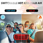 Car Heater, Car Heater Defroster With 2 in 1 Heating/Cooling, Anti-Fog Plug in Cigarette Lighter for Car Defroster Windshield Fast Defogge, Suitable for Cars and SUV