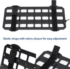 Vehicle MOLLE Panel Car Visor Organizer Storage Rack Rigid Insert Panel for Backpack Tactical Accessories Gear Holder Molle Pouches EDC Gadgets Small Tools Pens Sunglasses