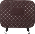 Car Seat Kick Protector Pad 17.32X13.77 Inch Back Mat with Storage Pocket Anti-Kick Backseat Protector for Kids Auto Interior