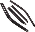 WD2-239 Dark Smoke 4 Pcs Set Window Visor (Outside Mount) Deflector Rain Guard Compatible with 1998-2002 Honda Passport