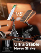 for MagSafe Car Mount, [Strong Magnetic] 2026 Hands Free Phone Holders for Your Car, Universal Cup Holder Phone Holder for iPhone 17 16 15 14 13 12 Pro Max, Samsung & More Smartphones
