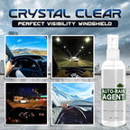 Car Glass Waterproof Coating Agent Anti-Fog Rainproof Agen, Clean and Restore Vehicle Brightness, 100ml (Mixed 2pcs)