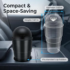 Cup Holder Trash Can, Leakproof Car Trash Can with Lid, Trash Bin for Car Accessories, Mini Garbage Bin Organizer for Automotive Office Home Kitchen, Applicable to Women and Men