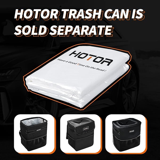 Car Trash Bags, Liner Refills (50-Pack), (Trash Can is not Included)