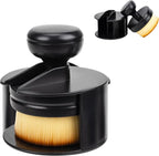 Tire Shine Applicator Brush, Tire Shine Brushes, Tire Dressing Brush Applicator with Seal Cover, Tire Brush for Car Detailing, Tire Gel Applicator, High Density Detail Factory Tire Brush (Yellow)