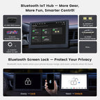 S8 Gen4 9" QLED Android Double DIN Car Stereo, Wireless CarPlay & Android Auto, 4G LTE, 4GB+64GB, DriveChat AI, Hi‑Fi DSP/4V RCA, Optical SPDIF, HDMI in/Out, F/R Dash Cam Inputs, S84G209P