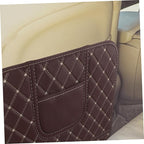 Car Seat Kick Pad Protector for Back Seat Cover Mat Scuff Carseat Back Protector Easy for Upholstery