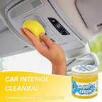 Car Cleaning Gel Putty, Reusable Interior Cleaning Slime Dust Remover, Auto Detailing Cleaning Gel for Vents Keyboard Crevice, Car Accessories Gift Yellow & Pink