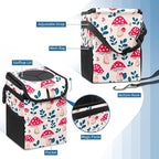Car Trash Can – Multi-Purpose, Lightweight and Portable with Durable Water-Resistant Coating, No Installation Required, Practical and Ample Capacity, Variety of Colors.Mushroom