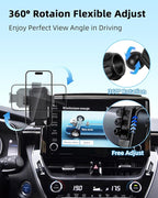 PZK Car Phone Mount for 2019-2026 Toyota Corolla/Corolla Cross 2022-2026 | Corolla Hatchback Accessories 8-inch Screen Auto Lock Car Phone Holder 360° Rotation Not Affect Vent Cell Phone Cradles