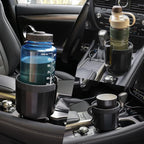 Car Cup Holder Expander with Adjustable Base, Large Bottles & Big Drinks Diameter in 3.2"-4.0" Car Interior Accessories Fit for Vehicles, RV's, Trucks