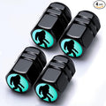 4Pack Bigfoot Tire Valve Stem Cap Sasquatch Car Accessories Aluminum Alloy Rust-Proof Universal Dust Covers Tire Air Cap for Car,Truck,SUV,Bike,Motorcycle Tires,Big Foot Gifts for Men Women