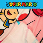 Super Mario Girl Princess Peach Kids Super Soft Cotton Bath/Pool/Beach Towel, 58 in x 28 in, (Officially Licensed Product) By