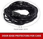 32.8Ft(10M) Car Door Edge Protector, Anti-Collision Auto Door Protective Strip U Shape Edge Trim, Self-Adhesive Automotive Doors Entry Guard Seal Protector for Most Vehicles (Black)