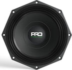 PRO824FR Loudspeaker - 8" Midrange Aluminum Basket, 1200W Max, 300W RMS, 4 Ohms - Premium Quality Audio Door Speakers for Car or Truck Stereo Sound System (MB-PRO824FR)