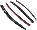 Outside Mount Window Vent Visors Rain Guards Compatible with Lexus GS300 GS350 GS430 2006-2011 | Side Window Wind Deflectors Rain Shields | Smoke Tinted, 4 Pcs Set, DGWV-497