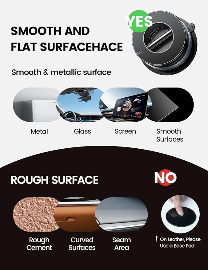 Car Phone Holder - [70 LBS Strongest Suction] for Magsafe Car Mount, 360° Adjustable Suction Cup Phone Mount Dashboard Windshield Vacuum Magnetic Phone Holder for Car fit iPhone 17/16Pro Max