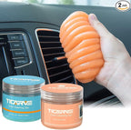 2Pack Car Cleaning Gel Car Putty Car Cleaning Putty Auto Tools for Car Interior Cleaner Cleaning Kits Automotive Car Cleaner Blue Orange (320g/11.2oz)