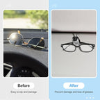 10 Pieces Auto Car Vehicle Sun Visor Clip Holder for Sunglasses Glasses Holder Hanger Eyeglasses Mount Ticket Card Clip Car Accessories(Black, Gray, Silver)