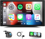 Car Stereo Radio for Cadillac Escalade 2003 2004 2005 2006, 7" Android 13 Car Radio Stereo Touchscreen Head Unit with Wireless CarPlay Android Auto GPS Navi SWC FM DSP 5G WiFi Bluetooth Camera
