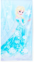Store Official Elsa Beach Towel with Queen Elsa Screen Art on the Topside - Measures 29" x 58" - Soft & Absorbent for Pool or Beach - Bath Towels for Princess Gifts & Frozen Gifts