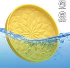 ME.FAN Car Coasters for Cup Holders [4 Pack] - 2.75In Silicone Auto Mug Mats - Universal Non-Slip Recessed Car Interior AccessoriesYellow