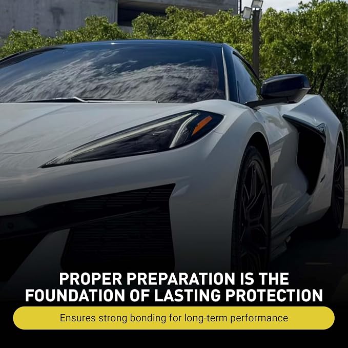 Protect Pro Ceramic Coating for Cars – Professional SiO2 Paint Protection – Up to 4 Years Durability, High Gloss, Scratch Resistance and Hydrophobic Water Beading