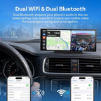 OTTOCAST 11.4" Carplay Screen for car with Netflix YouTube and Backup Camera for iPhone(iOS 8+), Android Auto(Android 10+), Built-in Apps, Navigation, Android 13 OS