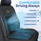 Cooling Seat Covers for Cars, 12V-24V Cooling Car seat Cover with 12 Fans and Massage, Car Seat Cooler for Truck, SUV, Sedan